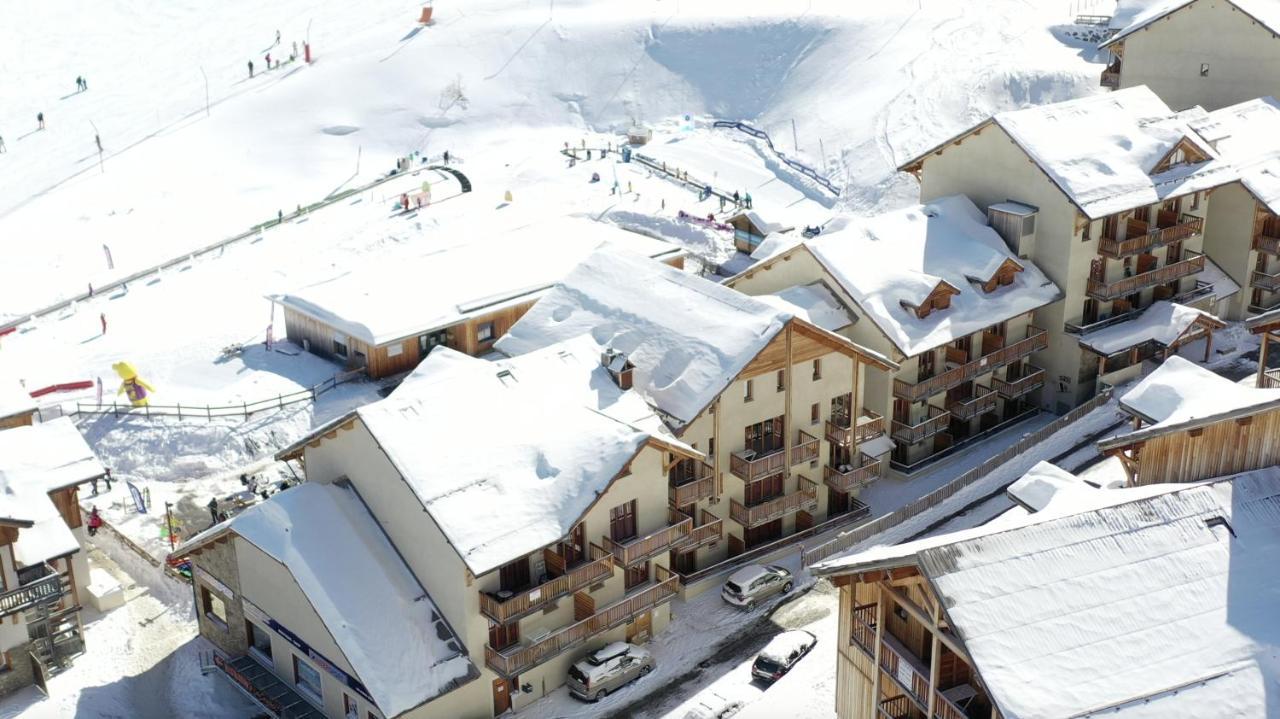 Les Terrasses Du Soleil D'Or By Infini Mountain Aparthotel Les Orres Exteriör bild